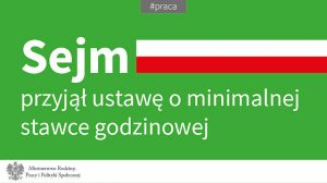 minimalna stawka godzinowa wynagrodzenia dla zatrudnionych na umowę zlecenia